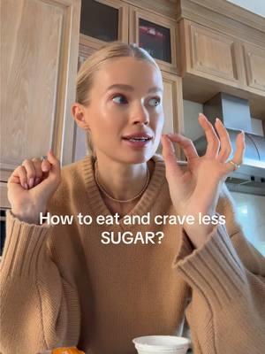 Those are my tips on how to eat and crave less sugar 🫶🏻 It’s not about cutting it out entirely, but rather keeping your body in balance so you don’t feel like you’re in a constant battle! #healthyliving #healthtips #sugarcravings #vitasidorkina 