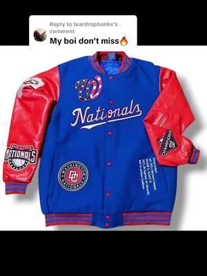 Replying to @teardropbanks Success isn’t just about competing; it’s also about staying in your lane and setting reasonable expectations for yourself without compromising on quality work,values or your integrity #DMV  www.diviziekonkeri.com  #diviziekonkeri  #washingtonnationals  #explorepage  #varsityjacket 