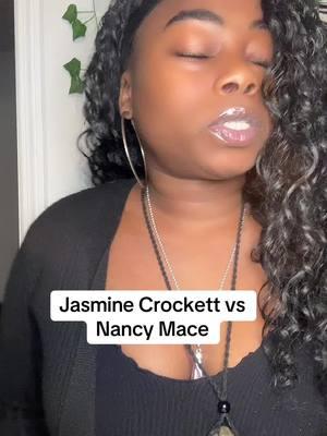 This whole exchange was so funny to me cause she know damn well Jasmine wasn’t calling her a child 🤣 #fyp #jasminecrockett #congress #trending #cashmeoutside #viralvideo 