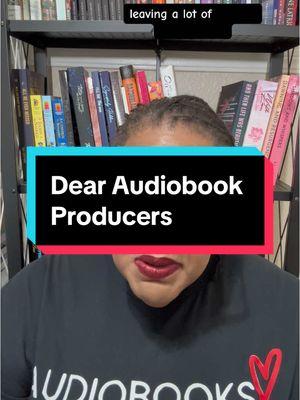 Dear Audiobook producers: Black voices are not a monolith. #audiobooklover #bookishthoughts #representationmatters #mrsronyb #blackromancebooktok  #blacknarrators  