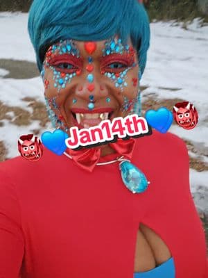 ❤️💙👹Devil👹💙❤️ @MoEUnique82 @MoEUnique82  #transition #makeuptransition #outsidetransition #faceart #facejewels #glittermakeup #creativemakeup #faceartmakeup #Jan14th #redjumpsuit #bluehair #blueeyes #caperobbinshoes #travisscott #redmakeup #redlips #redoutfit  #Devil #devilhorns #reddevilhorns #January2025 