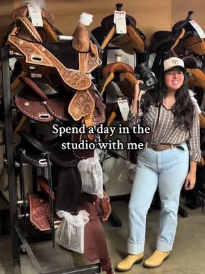 Not our typical content but this is how we picture our saddles!  #circley #circleysaddles #saddlery #saddlemaker #westernsaddle #process #photography #studiophotography #amsr 