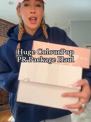 @ColourPop Cosmetics u guys are the BEST!!! Thank you so much I could not be more grateful!!!! #prpackage #colourpop #colourpopcosmetics #makeup #hauls #unboxing #colourpopeyeshadow 