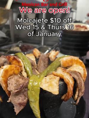 We’re Back and Open! 🎉 Thank you for your patience during our recent power outage. We’re excited to welcome you back to Las Originales Mexican Bar and Grill in Newhall! 🔥 To celebrate, enjoy $10 off our Molcajete this Wednesday, January 15, and Thursday, January 16! Perfect for two people to share this sizzling, flavorful dish. 📍 23630 Newhall Ave #1, Newhall, CA 91321 📞 (661) 259-0884 We appreciate your support and can’t wait to serve you again. Stop by and let’s make up for lost time with delicious food and great vibes! 🌟 #661food #santaclarita #explorethe661 #whatsupscv #mexicanfood #mariscos #yelpla#newhall #micheladas #cocktails #lounge#sanfernandovalley #CollegeOfTheCanyons