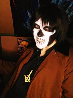 grunkle nihil LMAO #fathernihil #youngfathernihil #ghost #ghostbc #thebandghost #youngfathernihilcosplay #ghostcosplay #ghostbccosplay #thebandghostcosplay 