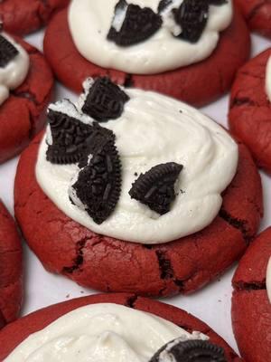 Red Velvet Oreo Cookies are another perfect Valentine’s Day cookie recipe 🖤 (food coloring, red velvet emulsion, baking sheets, cookie boxes ect. are linked in my bio, on my Amazon Storefront!) #cookies #redvelvetcookies #redvelvetoreo #oreostuffed #cookiesncream #oreocookies #crumblecookies #valentinesdaycookies #valentinesday2025 #creatorsearchinsights 