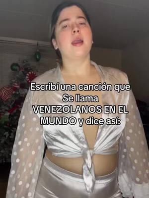 Escribí una canción que se llama venezolanos en el mundo. #venezuela #venezolanosenelmundo #auxilio 