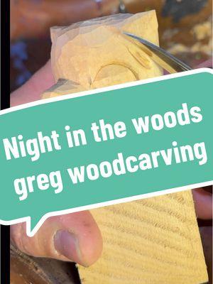 Night in the woods Greg woodcarving! #nightinthewoods #gaming #woodcarving #artistsontiktok🎨🖤🖤🖤 #fypシ゚viral 