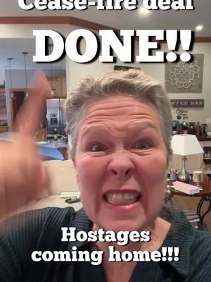 Cease-fire deal done! The hostages are coming home! Please pray with me for all the innocent life! #Israel #Hostages #Ceasefire #Done #GloryToGod 