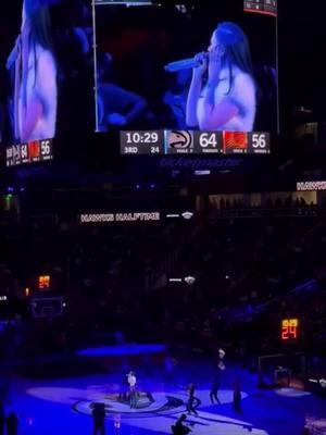 Mariah the Scientist performing "IDGAF" during her halftime performance for the ATL vs. PHX game last night! ❤️ #mariahthescientist #youngthug #atlanta #georgia #viral #fypシ #fyp #viralvideo #atlhawks #pheonix #pheonixsuns 