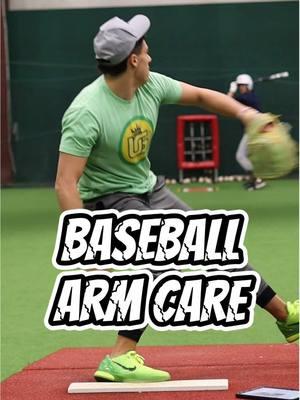 Everything Baseball Players need to do to keep their arm healthy! #armcare #baseball #pitching #coach60 #60eraguy