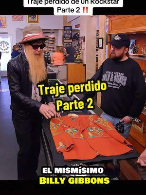 Traje perdido de un Rockstar Parte 2 #elpreciodelahistoria #zztop #antiguedades #coleccion #coleccionista #historychannel 