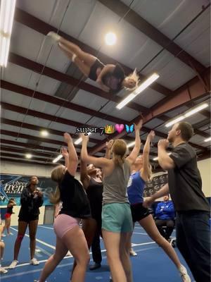 some baskets from practice!!! #super7 #cheerextreme #cheerleading #allstarcheer #cheerleader #cheer #full #frontfull #frontdouble #baskettoss