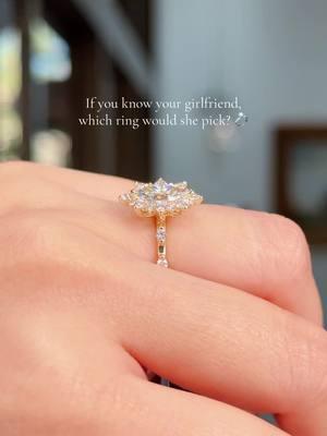 Did he pick the right engagement ring? 💍✨ Shop now at princessbridediamonds.com 💕 #princessbridediamonds #pbdbling #engagementring #boyfriendtest #boyfriendcheck #orangecounty #huntingtonbeach 