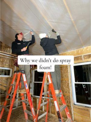 Why we chose not to do spray foam in the Barndominium!! #insulation #sprayfoam #batt #batts #blowninsulation #cellulose #winter #heatingandcooling #barndominiumlife #barndominiums #contractor #constructionlife #homebuilder #newlyweds #heating #barndominium #barndominiumliving #barndo #insulating #newbuildhome #newbuilds #hammertacker #homebuilding #homeimprovement 