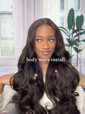 so cute! 🖤🌹 #unicehairofficial #unicehair #bestaffordablewigs #humanhairwigs #wiginfluencer #unice #gluelesswig #bodywave #wiginstall 