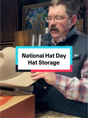 A little about hat storage on #NationalHatDay #CowboyHat @americanhatco 