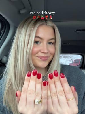 loving red for winter ❣️ #winternails #nailtok #newnails #gelnails #foryoupage #fyp #rednailstheory #rednails #darkrednails 