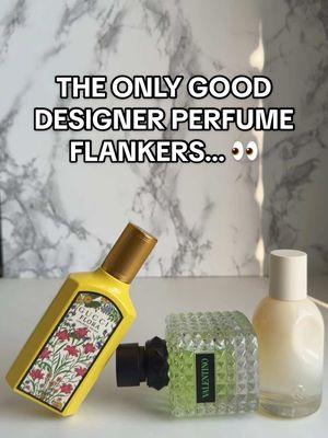 Which designer fragrance flankers are worth the money? We talk a lot designer perfume flankers in the perfume lover community but some of them, frankly, are better than the original. Here are a few designer fragrances that I love the flanker more! #designerperfume #favoriteperfumes #gucciflora #valentino #donnaborninroma #glossieryou #fragrance #howto #smellgood @Gucci @Valentino.Beauty @Glossier 