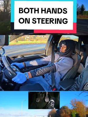 BOTH HANDS ON STEERING OR ATLEAST ONE @Clizzo  #driving #drivingtest #drivinglesson #lessons #drivinginstructor #learnerdriver #learner #dangerousdriving #fail #drivingpass #drivingtesttips #howtodrive #learntodrive #clearview #drivingschool #tiktok #fyp #chorley #drivingfail #clutch #reels #stressful #lesson #avadrive #steering #control 