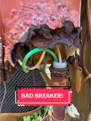 Bad Breaker! #electricalwork #electrician #southflorida #bocaraton #boca #delraybeach #lakeworthfl #wellingtonfl #browardcounty #palmbeach #breaker 