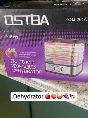 Dehydrate your favorite fruit, veggies,meats and herbs with ease! If you’re into making healthy snacks, this dehydrator is a kitchen must-have! #fooddehydrator #dehydrator #healthysnacks #jerky #kitchenessentials #musthaves #bpafree #preserve #EasyRecipe #gardentok #tea #snacks #foodies #TikTokShop 