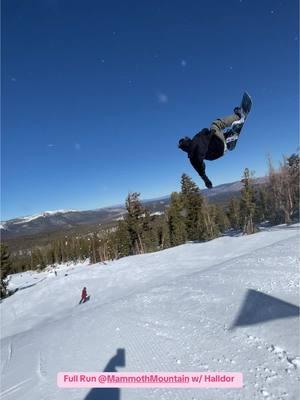 Top to bottom @Mammoth Mountain w/ Halldor🔥🌞🥳  #mammothmountain #snowboardingisfun #yessnowboards #yesbindings #foru #thirtytwo 