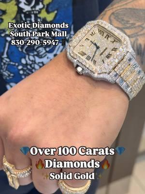 🌟 Shoutout to one of our most loyal and valued customers! 🙌 Over 100 carats of diamonds and solid gold, all purchased right here at Exotic Diamonds. 💎✨ Everything you see him rocking in this video is a testament to his incredible style and trust in us. Thank you for your love and continued support! 🖤 Shop the best in luxury jewelry at Exotic Diamonds, located inside South Park Mall. Call us at 📲 830-290-5947 to elevate your collection today! #ExoticDiamonds #LoyalCustomer #LuxuryJewelry #DiamondsOnDiamonds #SolidGold #CustomJewelry #MiamiCubanLink #StatementJewelry #JewelryGoals #LuxuryLifestyle #BlingBling #SouthParkMall #JewelryLovers #ExoticStyle #ShineBright #JewelryFlex #DiamondsAreForever #ExclusiveDesign #DripSeason #JewelryAddict #CustomerLove #LuxuryForLess #DiamondDrip #JewelryShopping #ExoticExperience #jewelryfashion