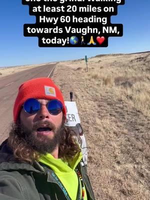 Let’s go! Time to get one the grind! Walking at least 20 miles on Hwy 60 heading towards Vaughn, NM, today!🌎🚶🙏❤️ God bless you all, and never forget, everybody, that You Matter and We Do Recover!! 🙏❤️ 69 months drug free! 6,870 miles walked! Day 654 Walking Across America (to all of the four different corners) for Mental Health Awareness and Recovery!  Fundraising for the amazing Non Profit Addict II Athlete!! $3,667.10/$50,000 raised so far! https://donorbox.org/a-walking-testimony-fundraiser #AWalkingTestimony #WalkingAcrossAmerica  #WalkingAmerica  #MentalHealthAwareness #Recovery #YouMatter #WeDoRecover #AddictIIAthlete #NewMexico #Belen #SocorroCounty #TorranceCounty #MountainAir #Willard #Encino #Vaughn #Clovis #Travel #Nature #Exercise #Positive #MentalHealth #ILoveYou 