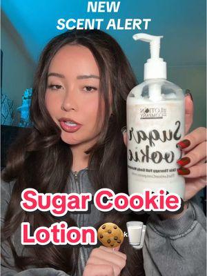 The lotion company does not miss🍪🥛 reviewing their new sugar cookie body lotion. #lotion #bodylotion #bodycareroutine #bodycareproducts 