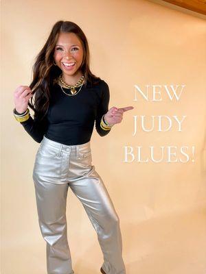 We just launched 5 NEW pairs of Judy Blues, and they’re making a STATEMENT. From silver metallic to rhinestone detailing, these styles are everything we’ve been dreaming of. ✨ Trust us, you’ll be just as obsessed as we are! Shop now before they’re gone! 😉👖  #boutiquefashion #giddyupglamour #boutiqueshopping #newarrivals #SlayWithGUG #DenimDreams #JudyBlue #ShopGUG