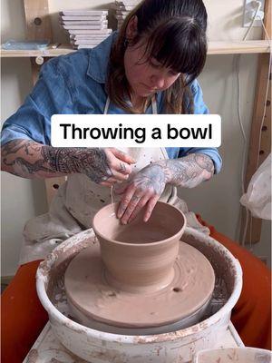 Take your time. What’s the rush? #pottery #ceramics #clay #ceramicbowl #handmadepottery #potterytiktok 