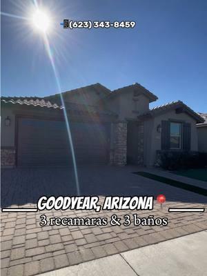 2022 built home✨ This home is located in Goodyear,Arizona. It’s offered at $474,999. It includes 3 bedrooms, 3 bathrooms and 1,808. SqFt. Outside, a covered patio and gazebo provide perfect spots for relaxation, while the landscaped yard enhances the home's curb appeal. For more info👇 - Deissy Galvez (623) 343-8459 Deissy@Soldbytlt.com Exp realty | TLT Coe: My Home Group Real Estate #houses #realestate #arizona #phoenixarizona #futurehomeowner #buyingahome #movingtoaz #buyingandselling #buyingahouse #azrealestate #azrealtor #realestateagent #dreamhome  #homesweethome