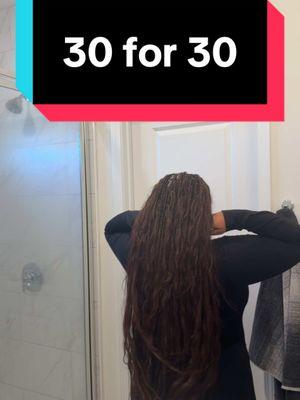 30 inches is a whole experience 👌🏾 #30for30 #30inches #bussdown #braids 