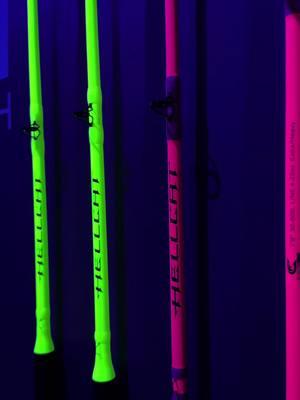 The brightest rods out! Hellcat rods🔥🔥🔥 #catchthefever #ctfnation #premiumgear #nextlevel #fisherman #angler #fishtok #catfishing 