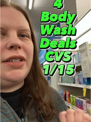 4 bodywash deals at CVS.  Deals valid 1/12-1/18 #cvs #cvsdeals #cvshaul #deals #haul #savemoney #savingmoney #cvscouponing #coupon #couponer #couponing #dealsthisweek #couponingthisweek #easy #easydeals #mustdodeals 