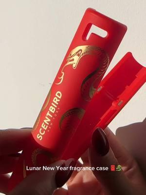 Which fragrance are you loading into your Lunar New Year case? 🤍🐉 #scentbird #fragrance #lunarnewyear #atomizer 