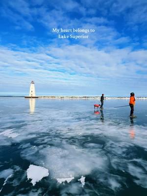 There is no place on earth like Lake Superior. You can find me in it or on it:) 🌊💦🧊❄️ #lakesuperior #iceskate #nordicskating #yoopergirl #fyp #northernwisconsin #wisco #upperpeninsulamichigan #wisconsin #wisconsincheck #michigancheck #beautiful #333 