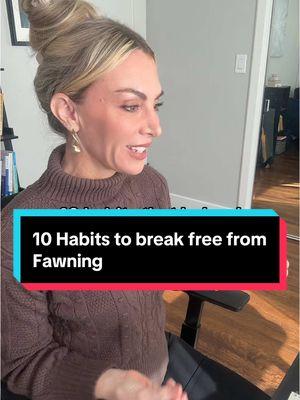 While there’s so much more depth to unpack when it comes to fawning, these 10 small habits transformed my everyday life 🙌🏼 It’s the little shifts that pave the way for sustainable healing ❤️‍🩹  1️⃣ I stopped smiling when I didn’t feel like it. My face isn’t an emotional support service. 2️⃣ I let the silence be awkward. Not every gap in conversation is mine to fill. 3️⃣ I paused before saying yes. No more reflexive agreements to things I don’t want to do. 4️⃣ I cut down on emojis. My words are enough-no need for sparkle and rainbows to soften the message. 5️⃣ I ditched “lol.” Not everything is funny, and I’m done using it to make things less serious. 6️⃣ I stopped laughing at jokes that aren’t funny. If it’s not genuinely hilarious, my energy stays right here 7️⃣ I stopped apologizing for things I didn’t do. “Sorry” is reserved for actual mistakes-not for existing. 8️⃣ I let myself feel uncomfortable instead of fixing it. Not my job to smooth over every rough edge. 9️⃣ I slowed down when I spoke. No more rushing or over-explaining just to make others comfortable. 🔟 I stood firm in my boundaries. Yes, it feels awkward, but it’s also powerful as hell 🔥 Which of these habits resonates with you the most?  🚀 And If 2025 is the year you re-orient your LIFE towards healthy boundaries, minimizing fawning and (other trauma-induced behaviors) and come HOME to your body… 👉🏼 My small group coaching program for women is NOW OPEN for enrollment for a limited time 🥳  Check out my profile for more! 🎉 . . . . . #fawnresponse #traumahealing #somaticexperiencing #somatichealing #nervoussystemregulation #healthyboundaries #womenscoach