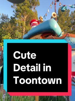 How have I never noticed?!  #toontown #donaldduck #donaldanddaisy #disneydetails #disneyland #disneylandfacts 