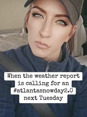 "Possible" 4-6 inches??? Yeah c'mon! Y'all thought #atlantasnowday was lit last time?? Let's hope this happens! #fyp #atlanta #snowday #snowday2025 #weatherprediction #Tuesday #makeithappen #snowshenanigans #shenaningans 