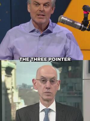 Adam Silver on Colin's 3-Point Idea: "I wish is was as simple as just moving it back." #NBA #AdamSilver #LeBron