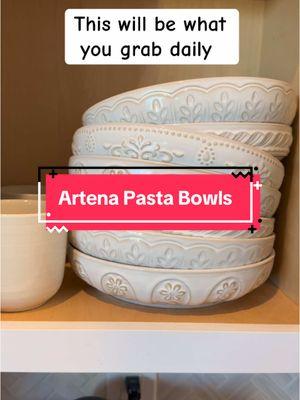 You’re going to find yourself choosing this every time #TikTokShop #pastabowls #dinnerware #kitchenneeds #foodtiktok @ArtenaHome 