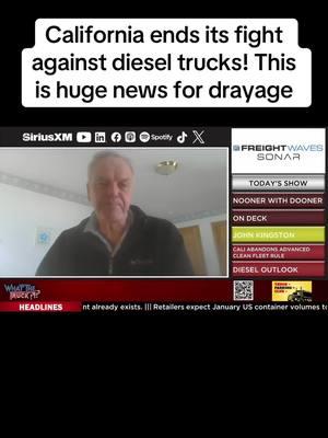 California ends its fight against diesel trucks! This is huge news for drayage #drayage #shipping #globaltrade #supplychain #ev #nikola #tesla #whatthetruck #freightwaves #carb #california 