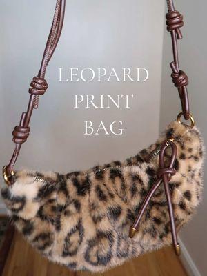 Cute Leopard Print Bag🐆  TikTok Shop Finds😍 #leopard #leopardprint #pursetok #fashion #furpurse #TikTokShop #CapCut