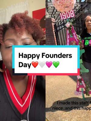 Repost.  #duet w/ @tonya4769  Happy Founders Day to the Ladies of Alpha Kappa Alpha Kappa Sorority, Inc.  I have a poke a little fun, all in good fun❤️🤍🩷💚  #deltasigmatheta #allingoodfun #blackgreeks #alphakappaalpha #blackgreeksororities #blackgreeksoftiktok #queensdonthate #foundersday #akafoundersday #toytalks2you #toytalkstoyou #tiktokpartner 