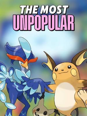 The Most Unpopular Pokemon from each region! #pokemon #anime #gaming #kanto #johto #hoenn #sinnoh #unova #kalos #alola #galar #hisui #paldea #ashketchum 