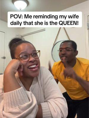 My Queen🥰😍  IB: @Josh Mukendi #fypシ #rayonandbritney #marriagehumor #marriagegoals #marriagelife 