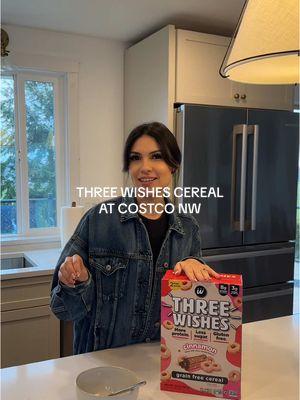 Such a great option if you love cereal but DON’T love all the extra sugar! @Three Wishes Cereal @Costco Wholesale #threewishespartner #costcofinds #ad 