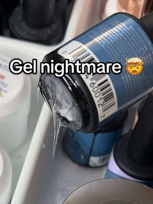 One of many types of nightmares a nail tech can have 😅 #gelnails #nailtech #hardgel #nailtechlife 